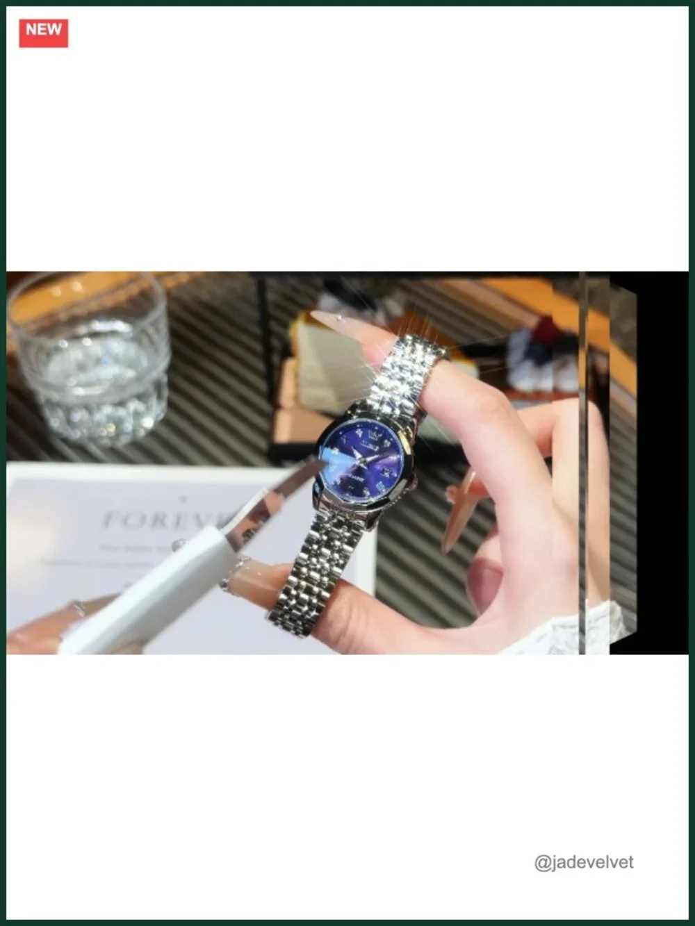Women's Analog Quartz Stainless Steel Wrist Watch Water-Resistant Petite Dress